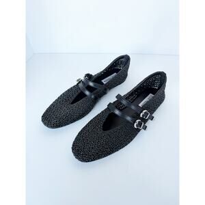 Steve Madden Laney Ballet Flat (Women) Size 9 Black